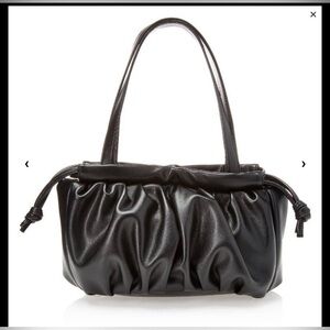 The Drop Women's Shanae Scrunch Bag with Drawstring Closure, Black/ NWT